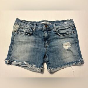 Joe’s Jeans Cut Off Distressed Cuffed Shorts Women’s Size 28